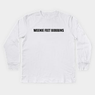 Weenie Feet Bobbins Kids Long Sleeve T-Shirt